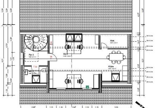 Entwurf Ausbau Büro DG