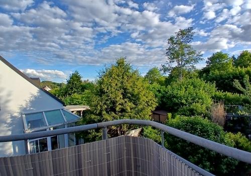 Blick vom Balkon
