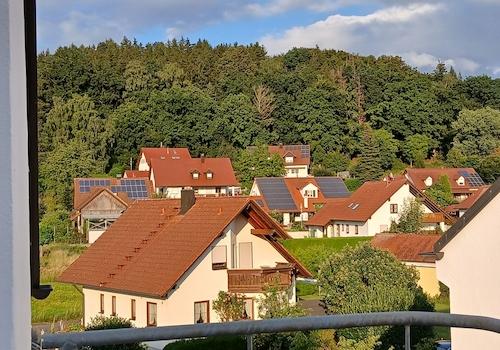 Blick vom Balkon