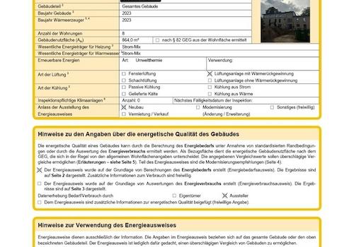 Auszug aus dem E-Ausweis...