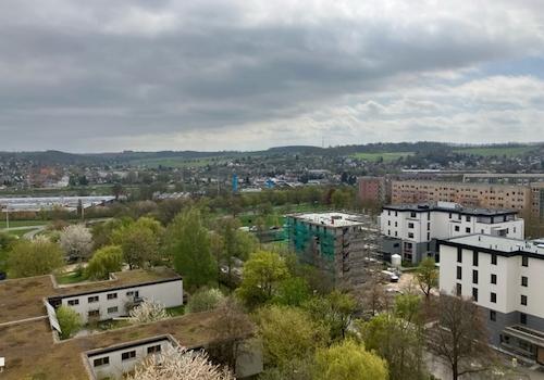Ausblick Kinderzimmer und Schlafzimmer