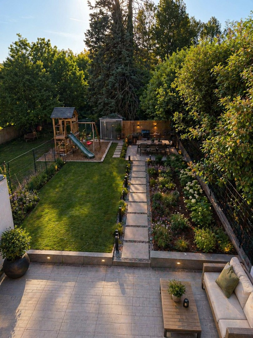 Gartenansicht animiert