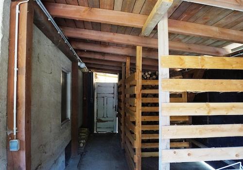 Lager für Holz