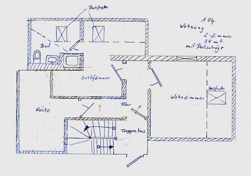 Grundriß Wohnung