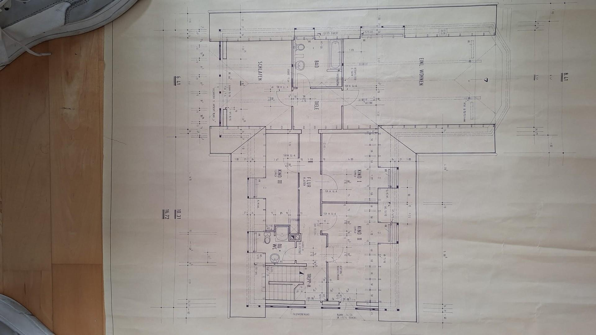 Plan Obergeschoss