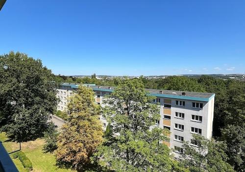 Blick vom Balkon