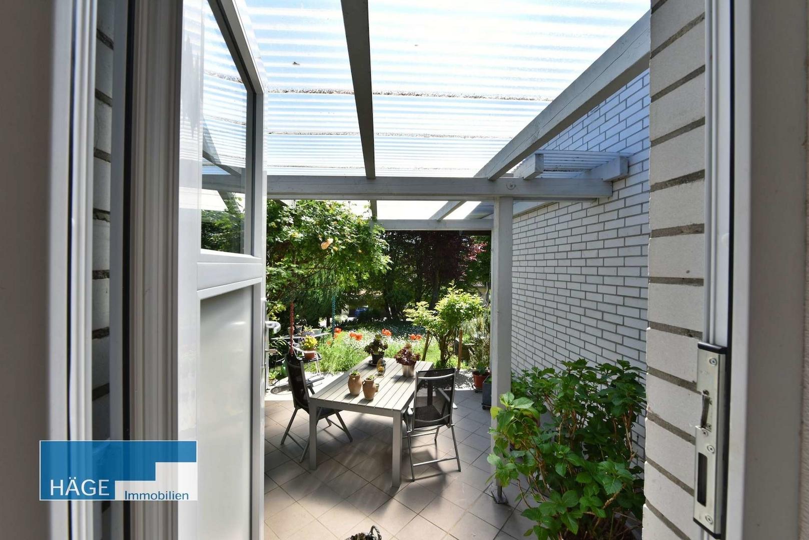 Richtung Freisitz und Terrasse