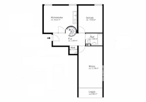 Grundriss 3 OG