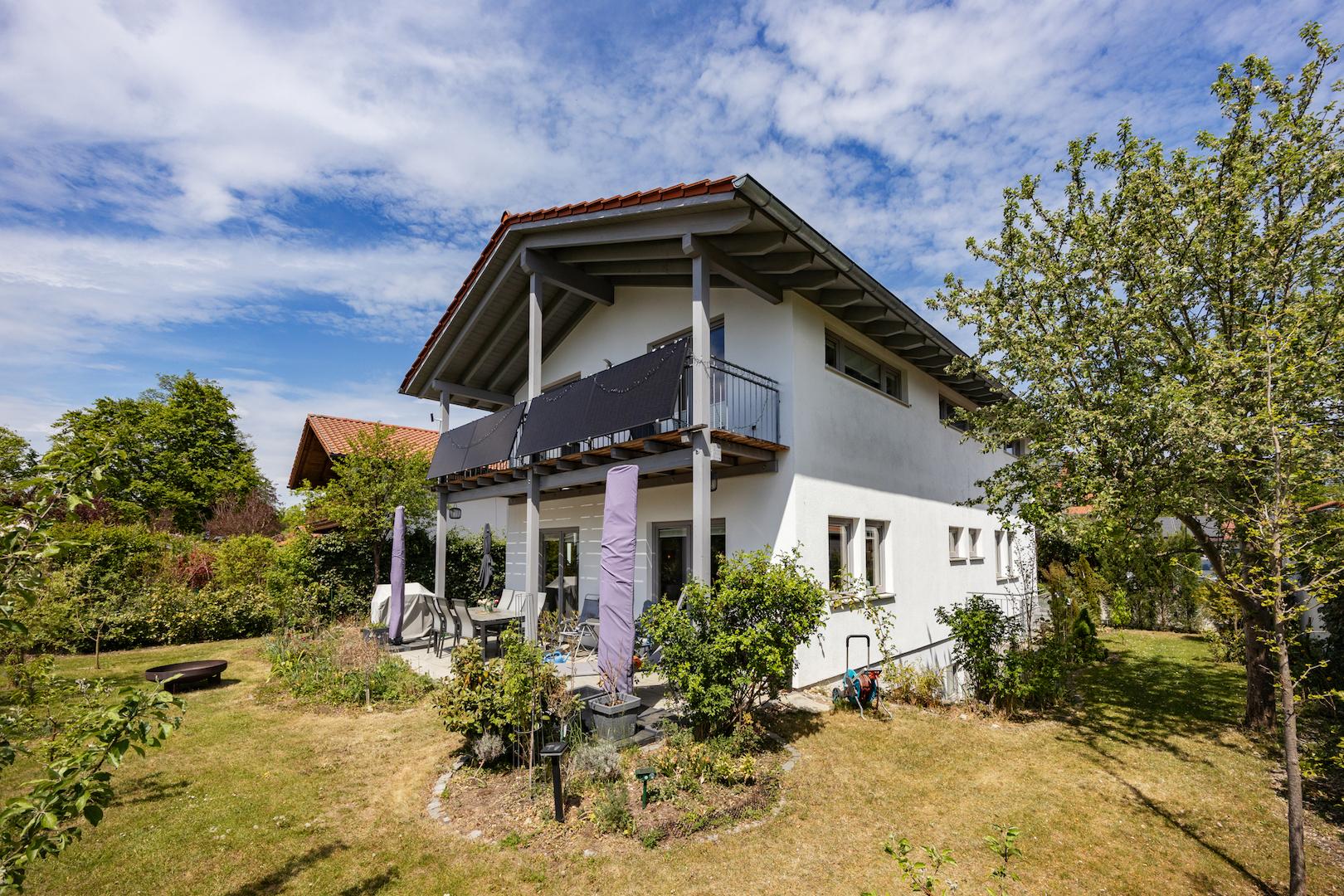 Blick auf das Haus