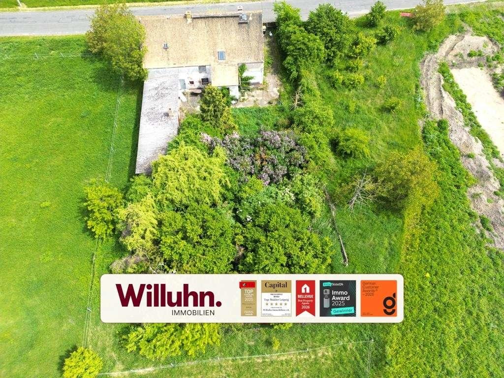 Baugrundstück von oben