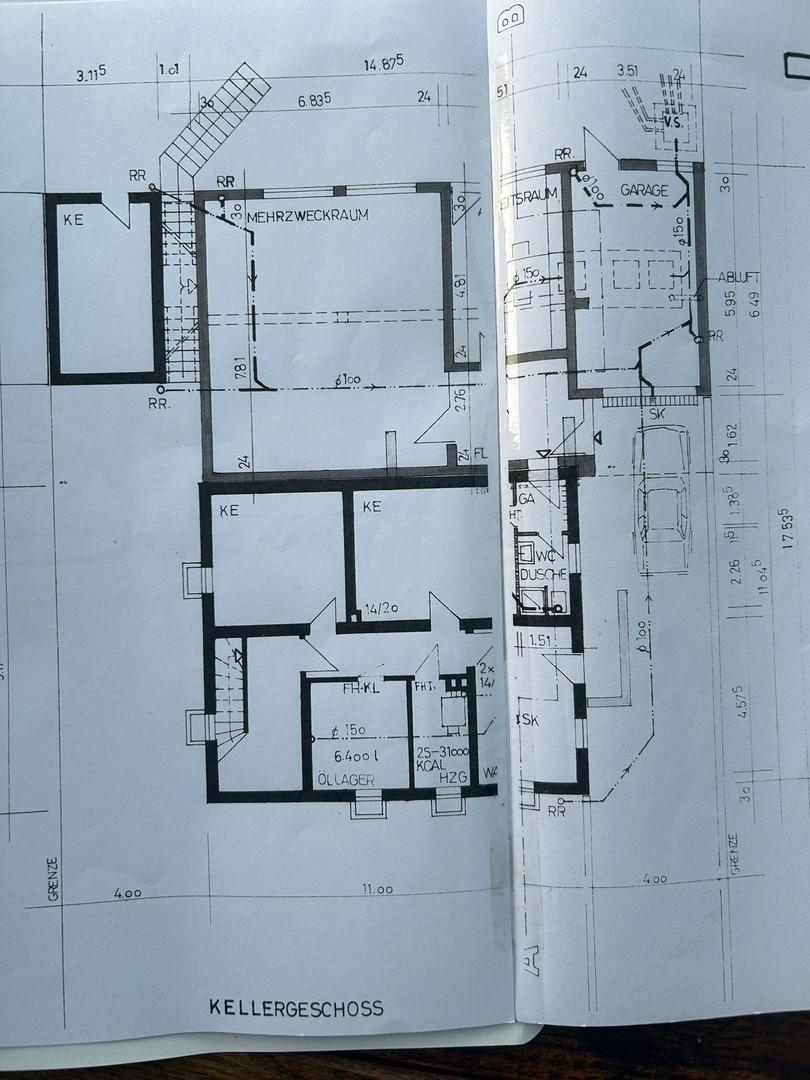 Keller und Einliegerwohnung