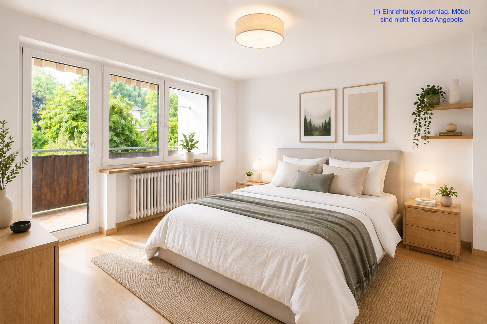 Schlafzimmer (Visualisierung)