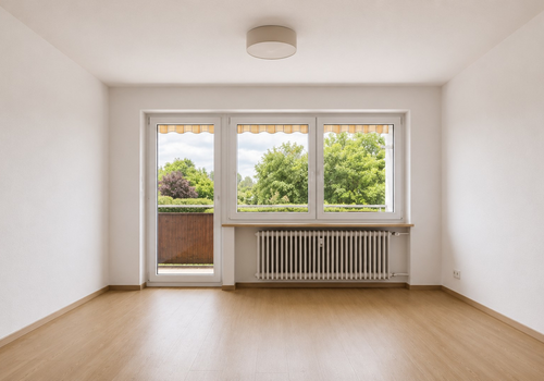 Schlafzimmer mit Balkon