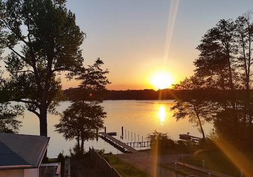 Sonnenuntergang beim Abendbrot