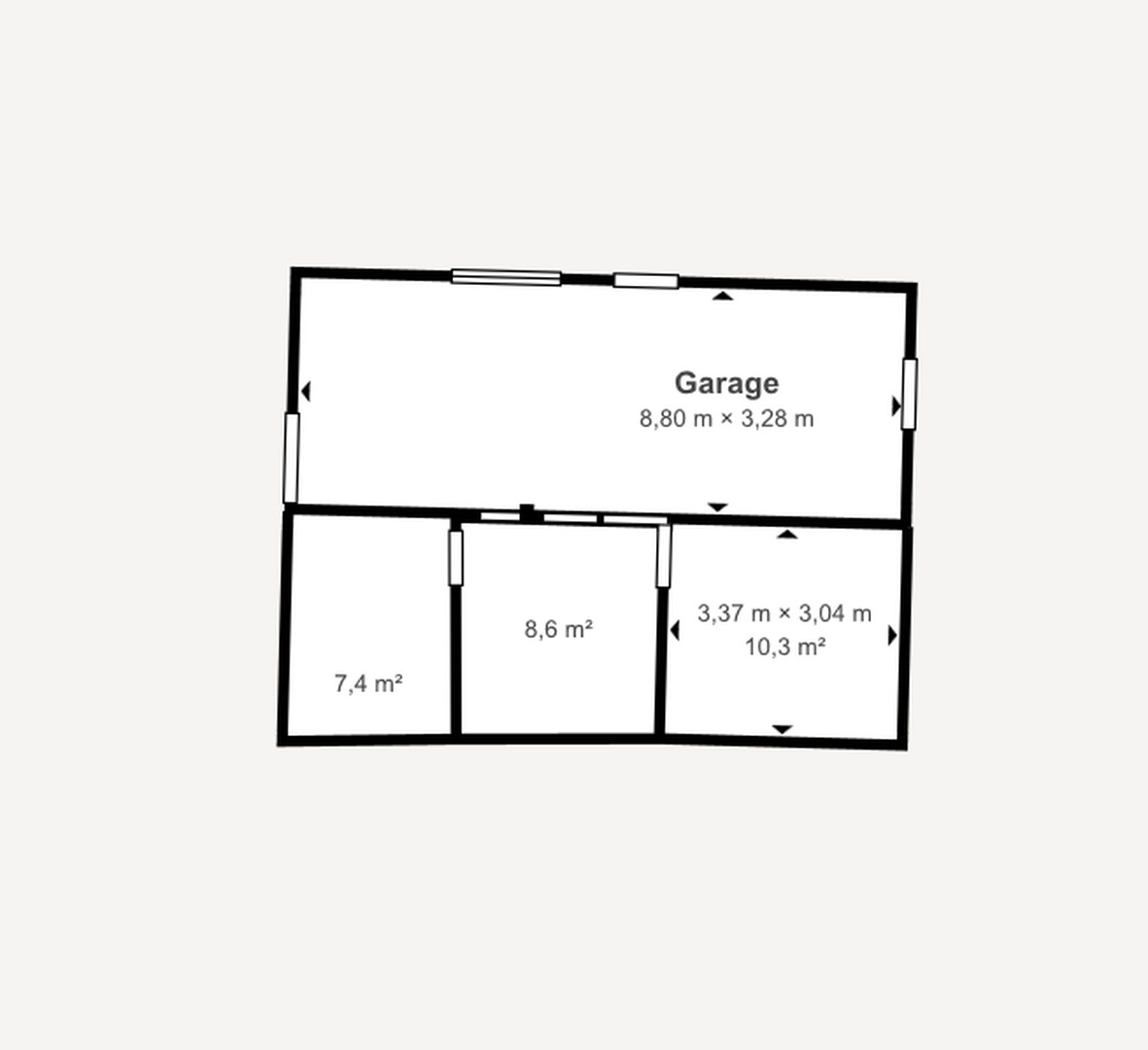 Grundriss Garage