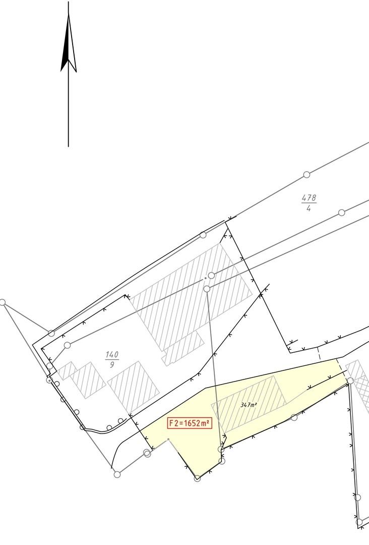 F2 im Plan Grundstück