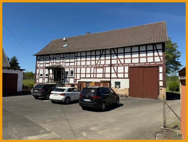 Vorderansicht des Fachwerkhauses