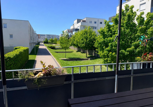 Ausblick vom Balkon/Wohnzimmer