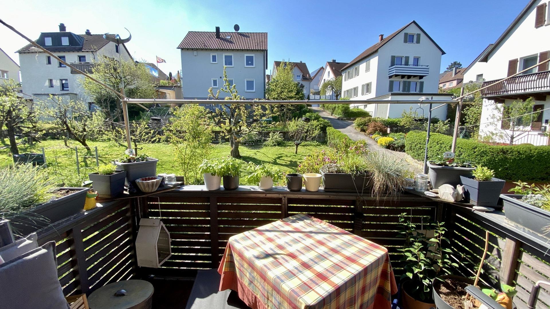 Balkon Ausblick