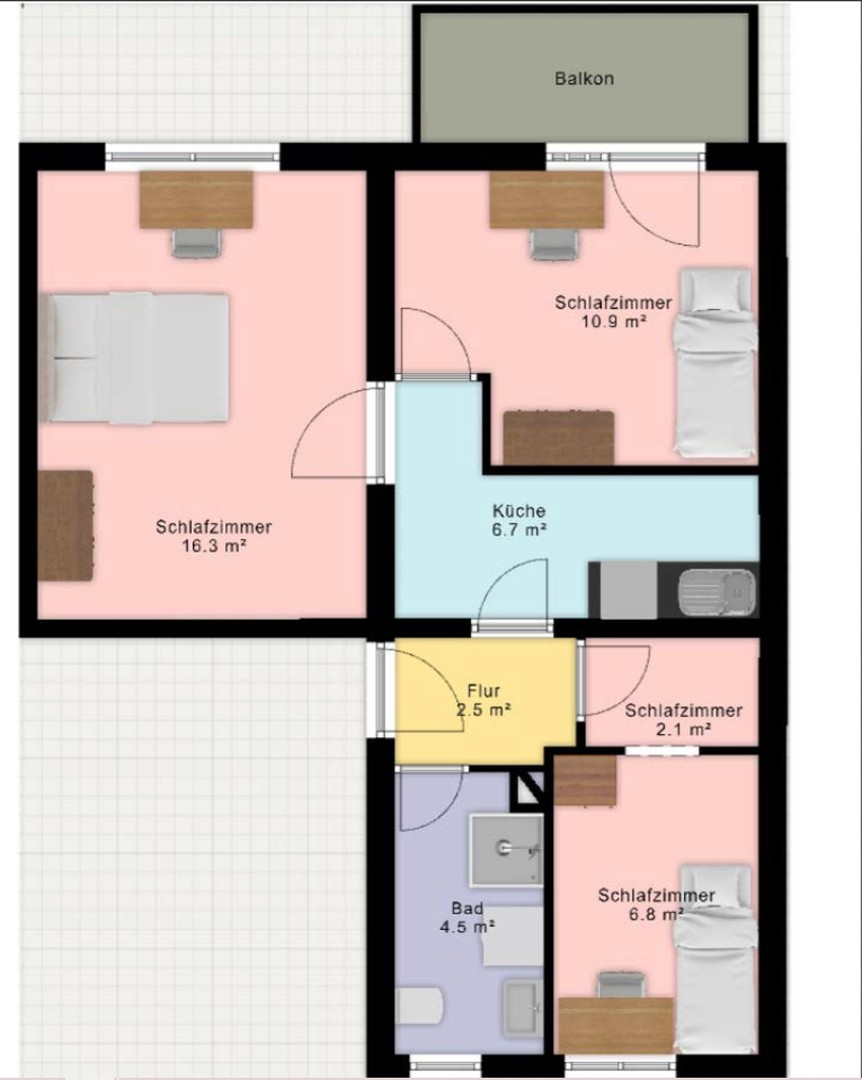 Zimmer rechts unten