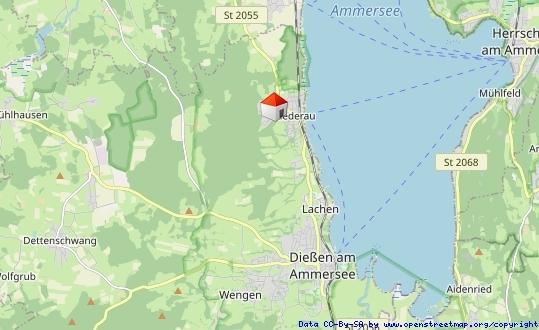 idyllische Lage am Ammersee