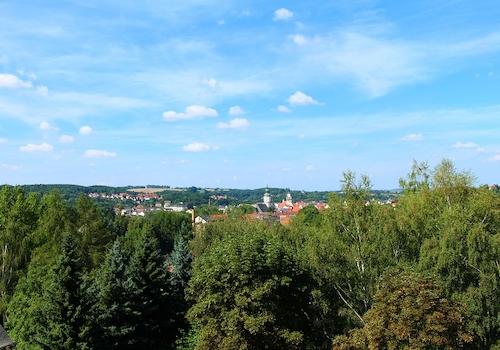 Ausblick Balkon