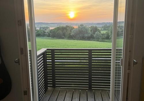 Sonnenaufgang Büro/Kinderzimme