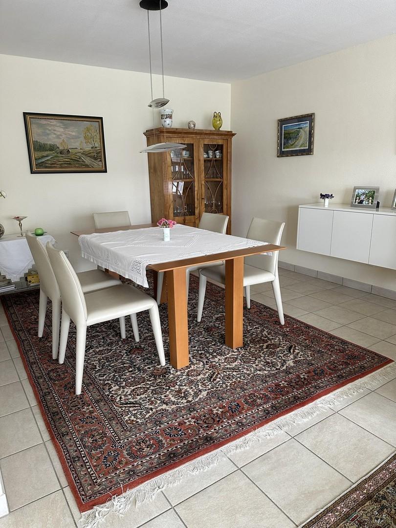 Essbereich im Wohnzimmer
