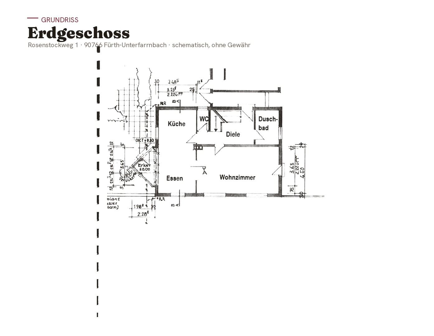 Grundriss Erdgeschoss