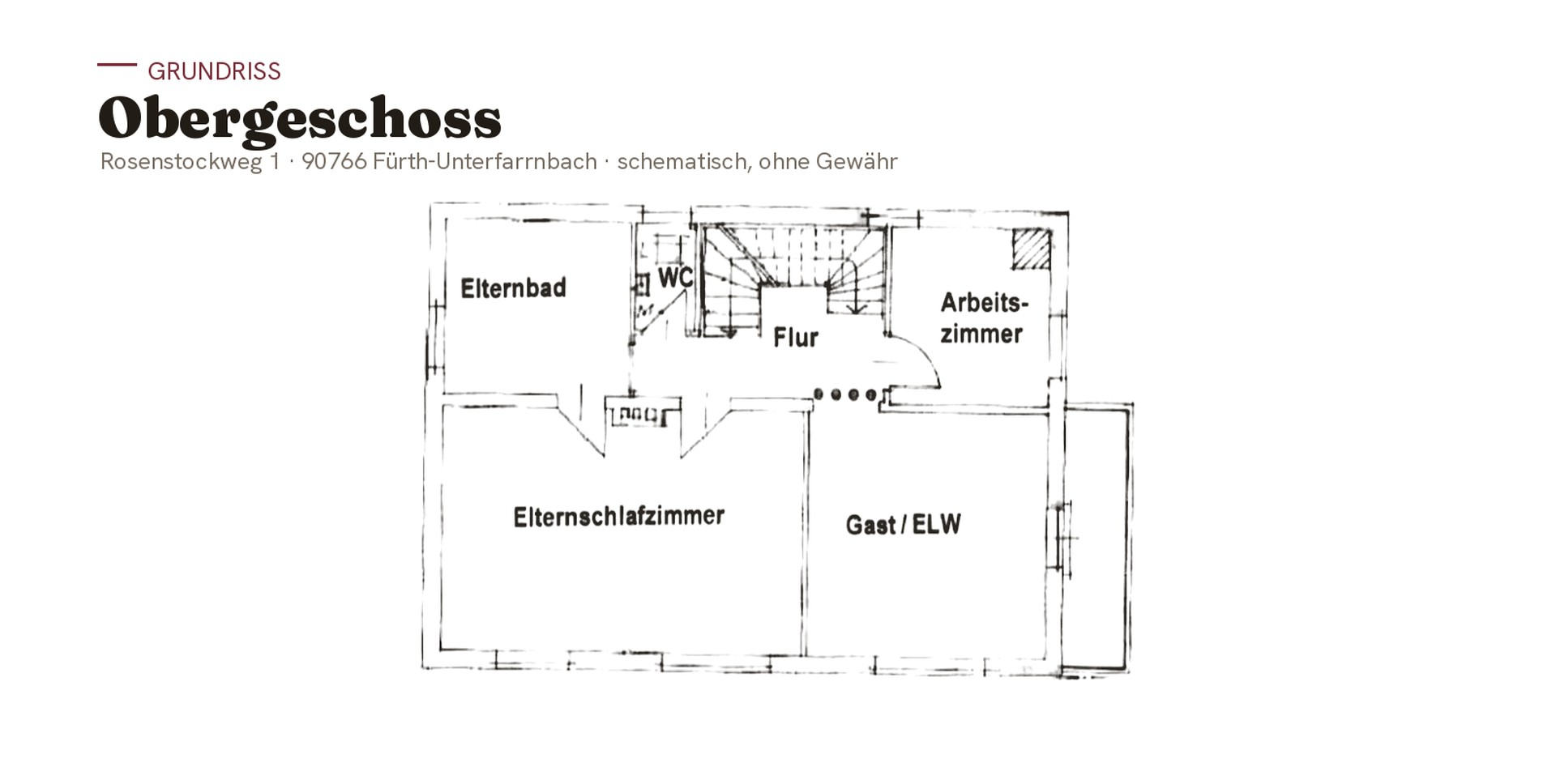 Grundriss Obergeschoss
