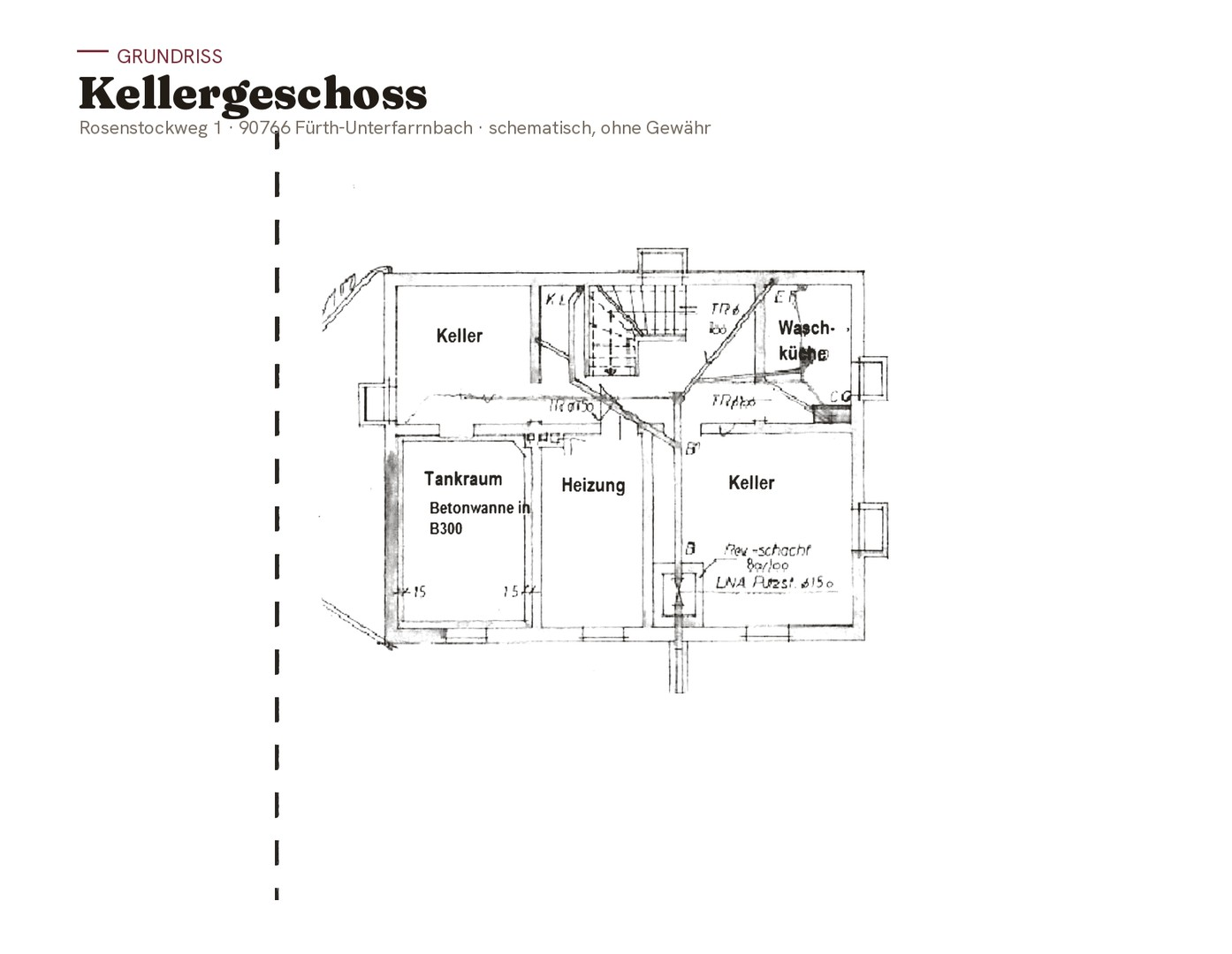 Grundriss Kellergeschoss