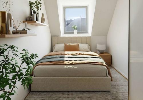Schlafzimmer gestaged
