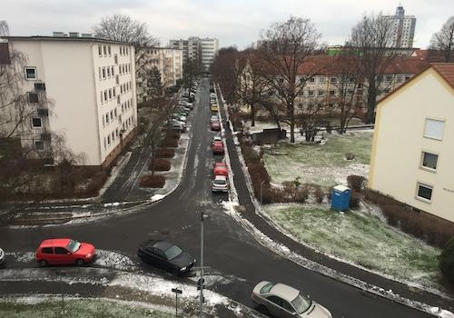 Ausblick vom Balkon