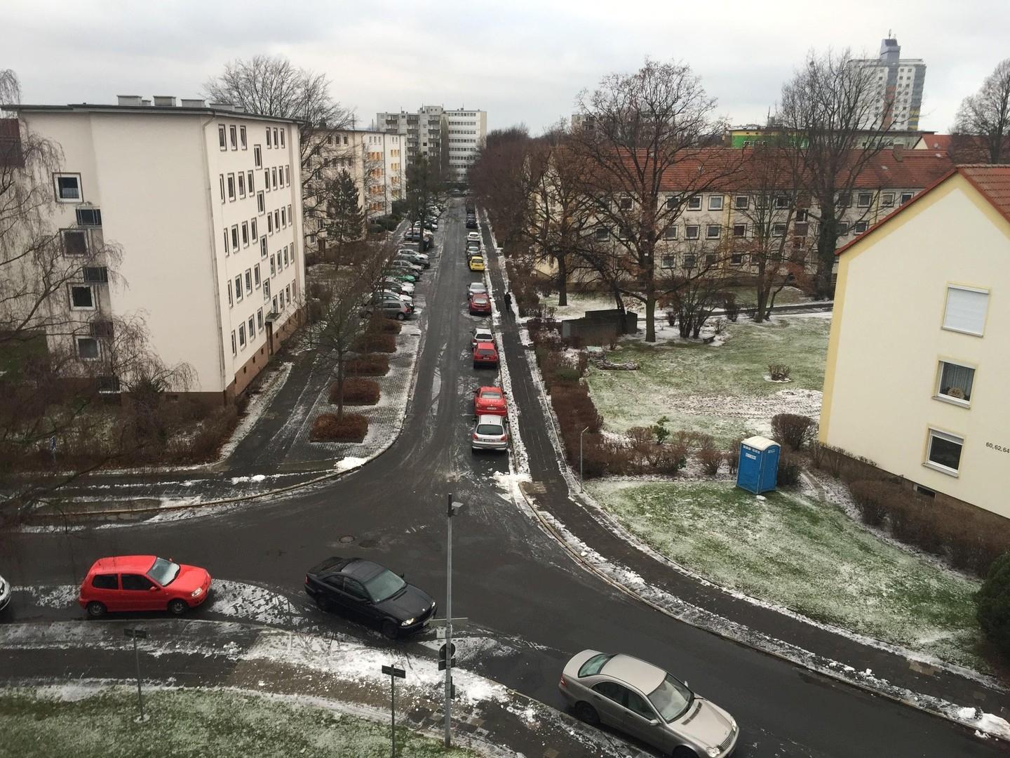 Ausblick vom Balkon