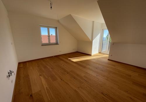 Küche-Esszimmer und Wohnzimmer Bereich
