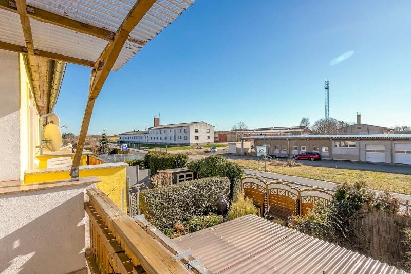 Blick vom Balkon