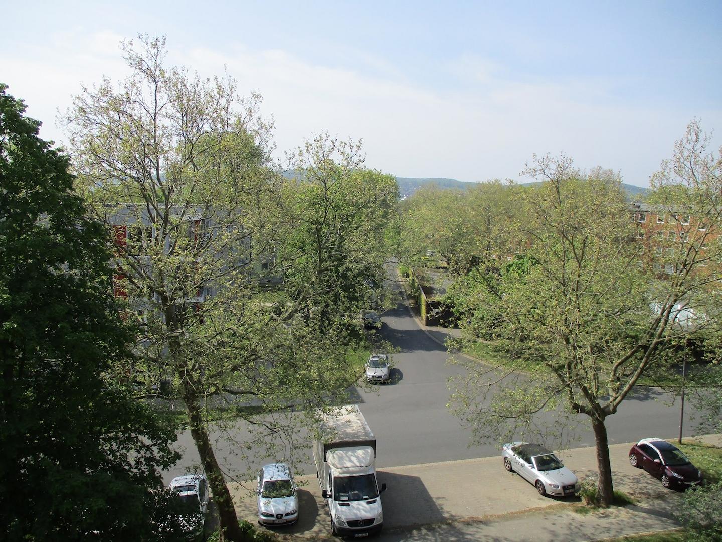 Blick vom Balkon