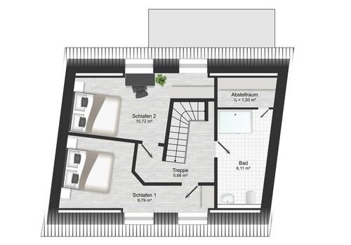 Plan-Zustand: Dachgeschoss
