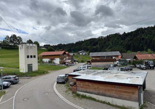 Ausblick vom Balkon