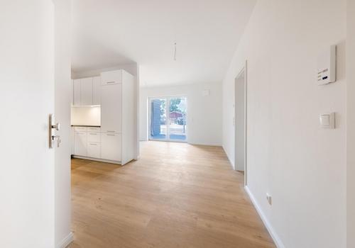 Blick Haustür in Wohnung