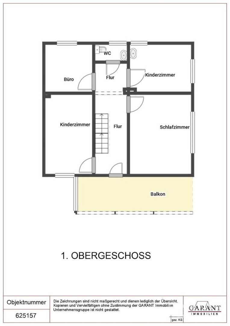 Grundriss Obergeschoss