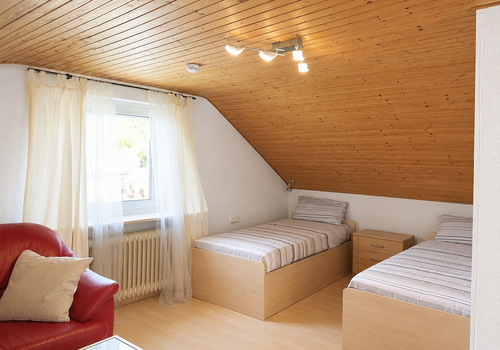 Dachgeschoss-Zimmer