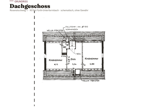 Grundriss Dachgeschoss