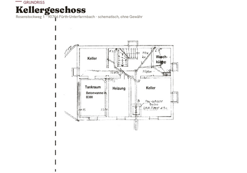 Grundriss Kellergeschoss