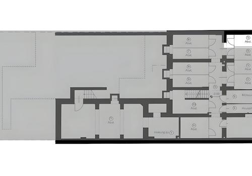 Grundriss Kellerabteil
