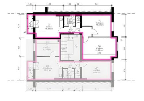 Grundriss Wohnung