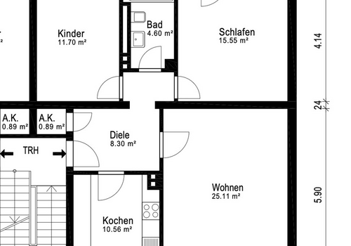 Grundriss 1OG rechts