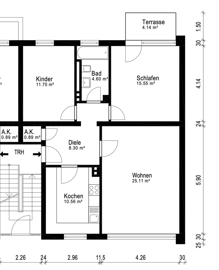 Grundriss 1OG rechts