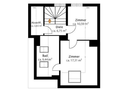 Grundriss Dachgeschoss
