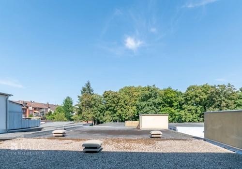 Blick vom Balkon